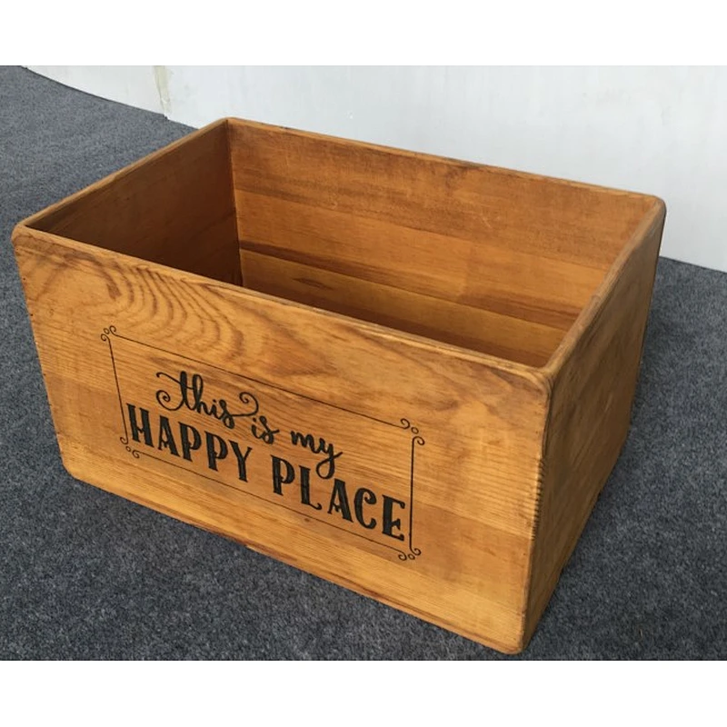 Rustic country style wooden box shabby chic wooden crate wood french crate vintage wooden beer crates cheap wooden wine crates