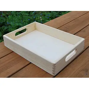 Rustic Wooden Serving Tray