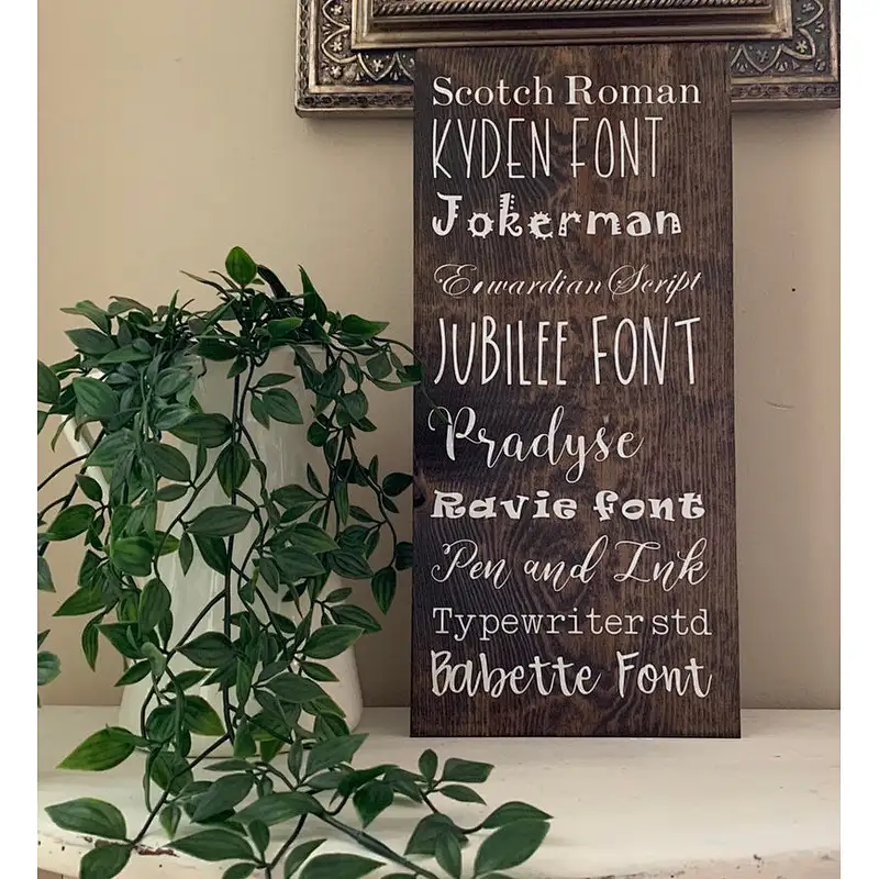 Personalized custom small wood sign It comes any sizes and various fonts for writing