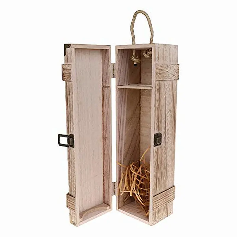 Wooden Wine Tote | Reclaimed Wine Carrier-Personalized wooden wine box, anniversary gift, Rustic Bottle Carrier