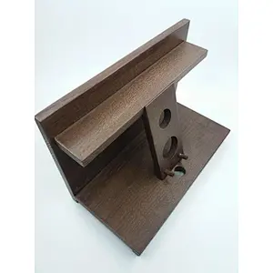Wooden docking station men wood phone docking station wireless charge wood docking phone station