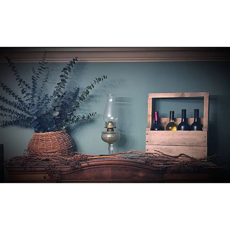 Wooden wine bottle holder, Rustic Wooden Wine Carrier,Antique Wine Crate With Handle,