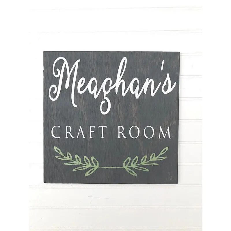 First name craft room sign personalized gifts gift ideas wood sign for mom personalized sign