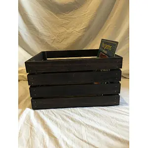 Shabby chic wooden crate Rustic wooden storage crates customized