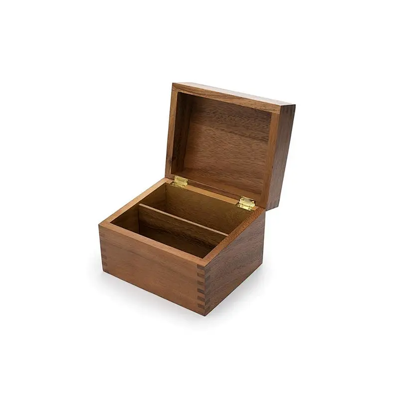 Saugatuck Wood Recipe Box  Pin Wood