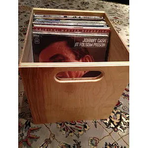 Vinyl Record Storage Cube