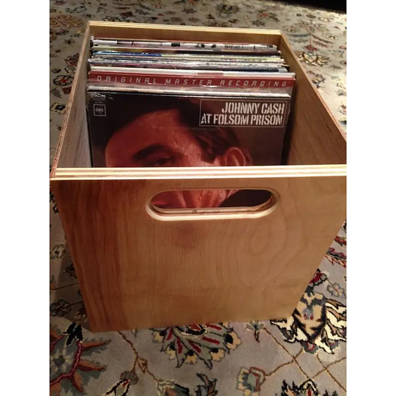 Vinyl Record Storage Cube
