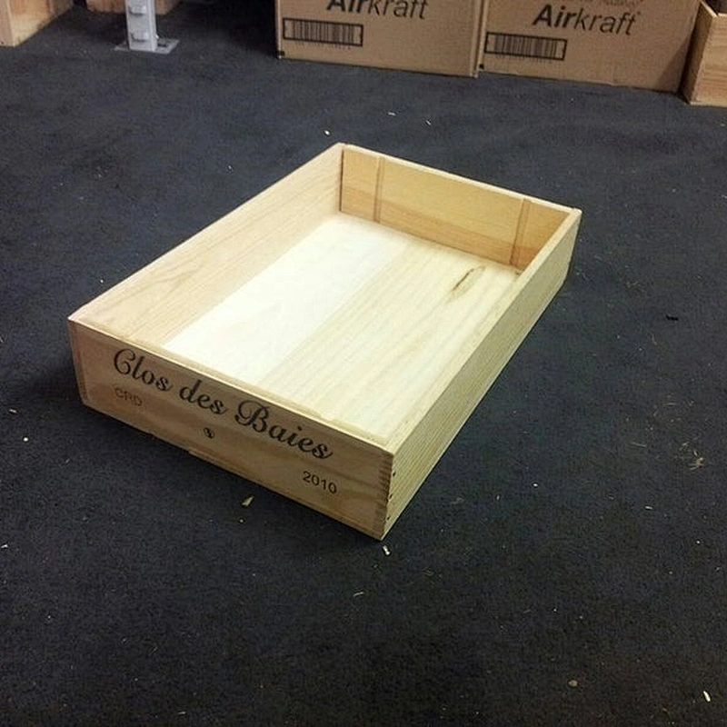 Champagne Wooden Box storage box wooden boxes cheap wooden fruit crates for sale wood box shabby chic wooden crate tray