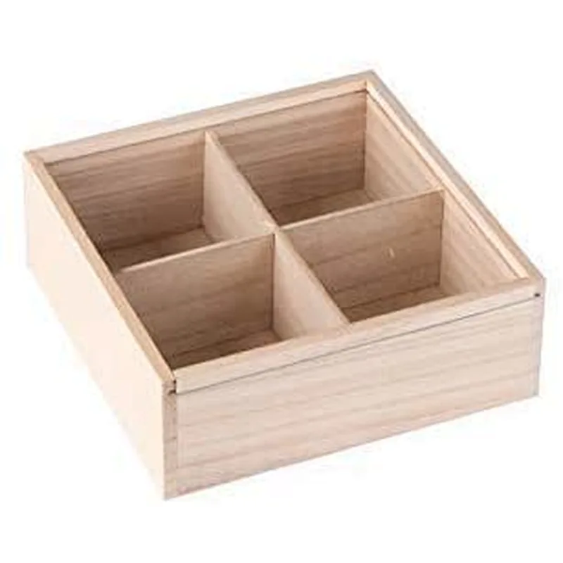 wooden table caddy storage tray  rustic decor condimetn holder  table display footstool tray  Gift Box