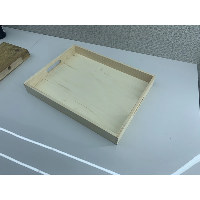 Hot sale exhibition 2020  Natural Unfinished Wooden Serving Tray