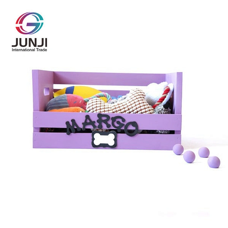 Doggy Toy Box  personalized Pet Storage  Dog Toy Crate
