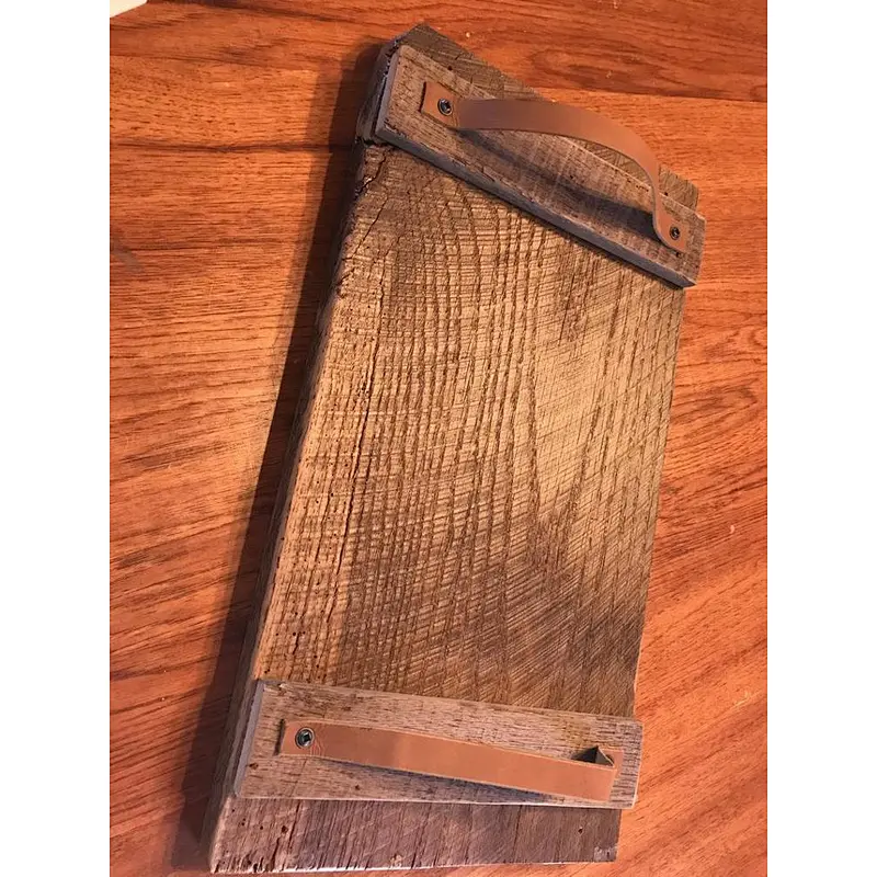 Farmhouse Rustic Wooden Tray with Handle Wooden Dry Truit Tray Wood Serving Trays for Display Wood Serving Tray