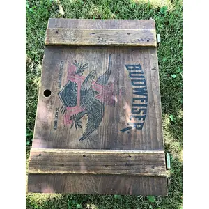 Budweiser Wooden Beer Crate Box 2019