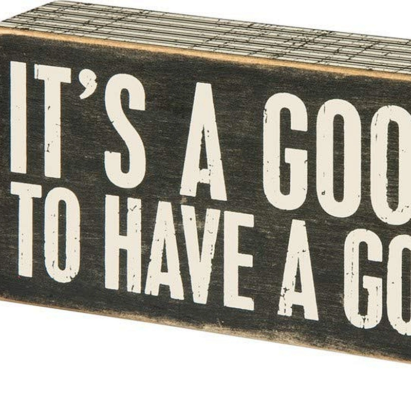 Rustic Wood Sign Pinstriped Trimmed Box Sign 8