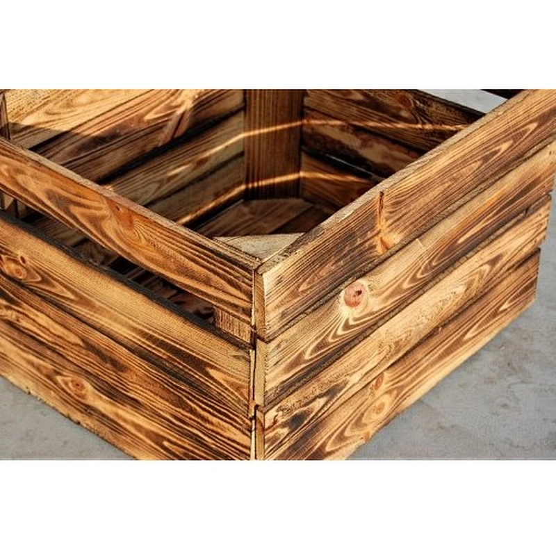 Amazon Hot Sale Handmade Rustic Crates Storage Box