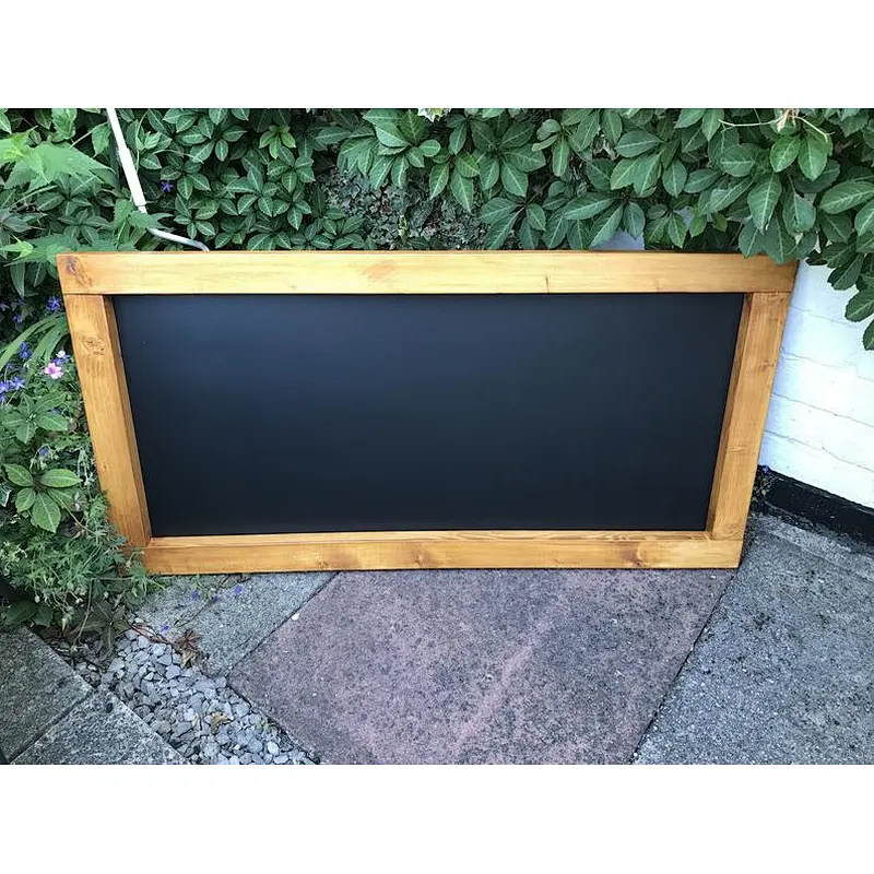 Pine chalkboard menu shop menu wooden chalkboard