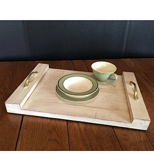 Rustic Wood TrayDecorative Trays For Ottomans Decorative  wooden TrayWooden Tray UnfinishedServing Trays for OttomansWooden Tray