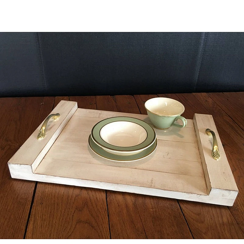 Rustic Wood TrayDecorative Trays For Ottomans Decorative  wooden TrayWooden Tray UnfinishedServing Trays for OttomansWooden Tray