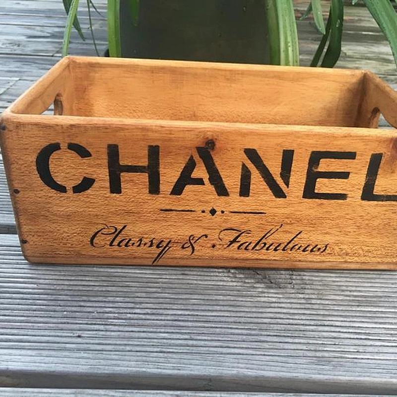 2020 Vintage  Wooden Handcrafted Rustic Storage Box