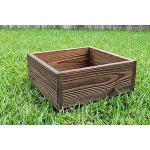 Square Rustic Farm Planters Box 8