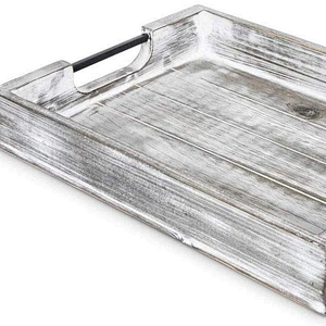 Hot Wooden Tray with Handles Wooden Tray With Metal Handle Wooden Trays For Decoration Wooden Serving Trays