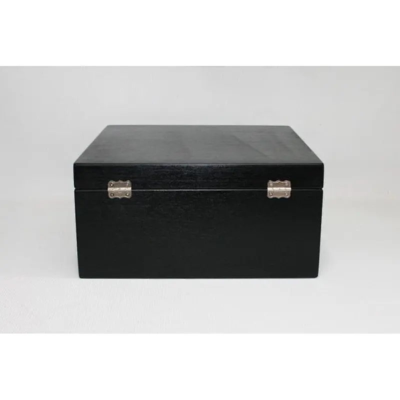 Small wooden carved gift box jewelry organizer wood storage box natural wooden box