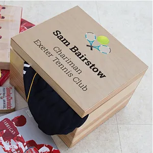 Personalised Sport Keepsake Box with Insignia