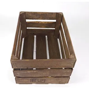 Rustic Wood Crate fruit crate wood  for vegetables wood crate storage wooden crates custom