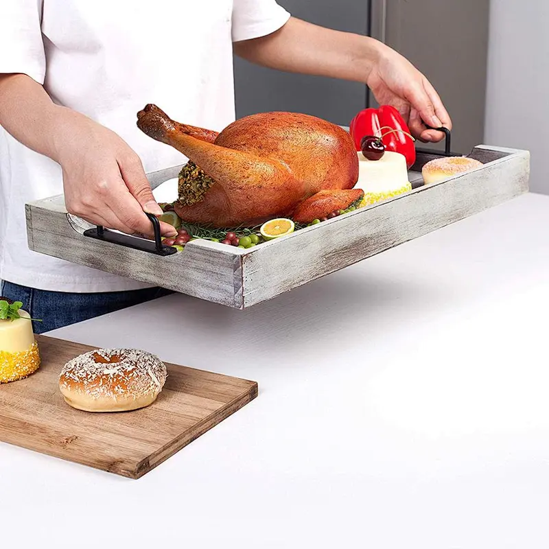 Serving Trays for Ottomans Wooden Tray Table Wood Tray Wooden Tray