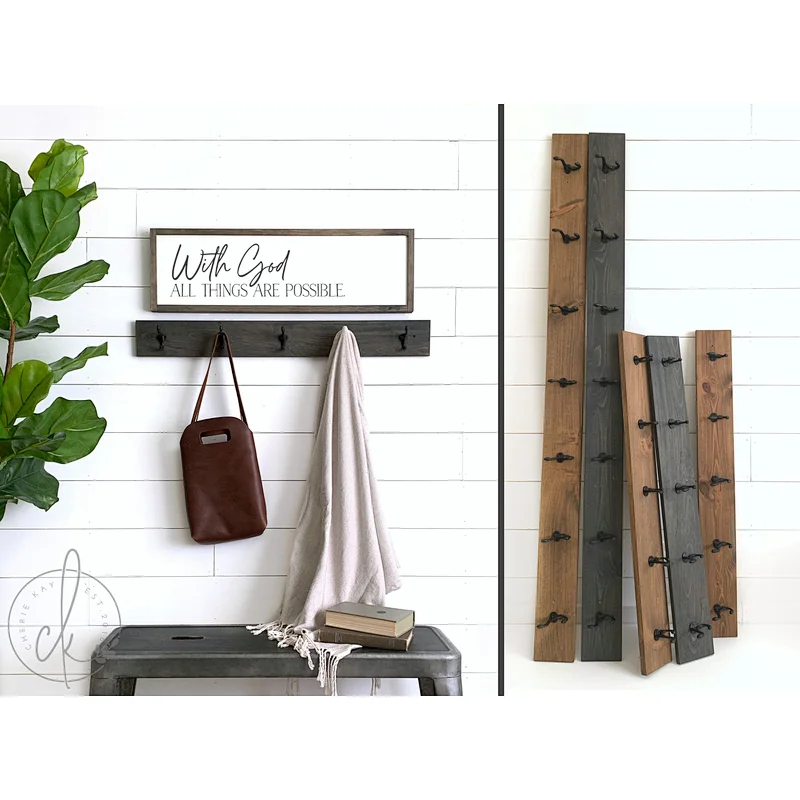 Wall mounted Entryway Coat Rack