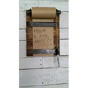 Reclaimed Wood Memo Board-Message -Farmhouse Pallet Wood Memo Board-Kitchen Memo Board