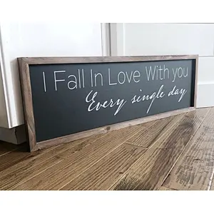 Wedding Decor Sign With Chalkboard Wooden blackboard