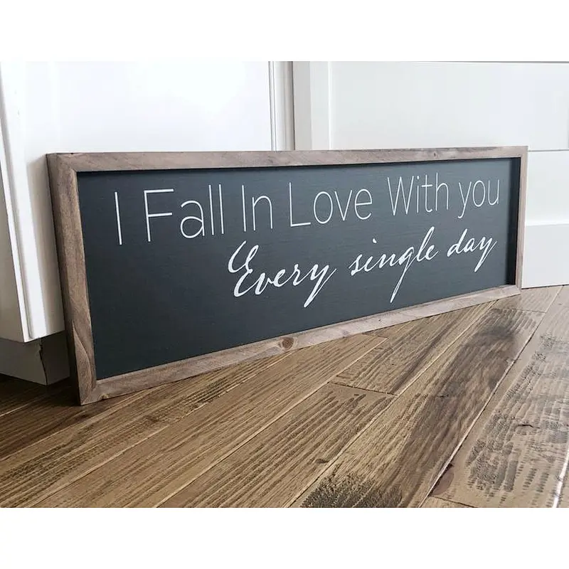 Wedding Decor Sign With Chalkboard Wooden blackboard