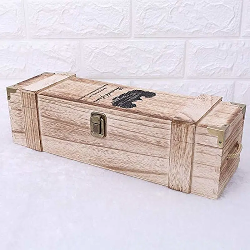 Wooden Wine Tote | Reclaimed Wine Carrier-Personalized wooden wine box, anniversary gift, Rustic Bottle Carrier