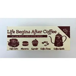 Mini Vintage Organizer Coffee Storage Wood Box Wood Pod Storage Container