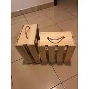 Wooden storage box  wooden crate box small wooden box
