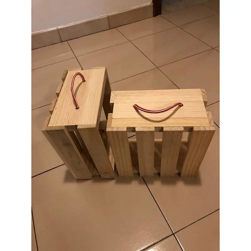Wooden storage box  wooden crate box small wooden box