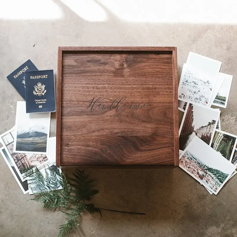 Personalized Gift Wooden Box Keepsake Box Personalized Box  Memory   Wedding Gift