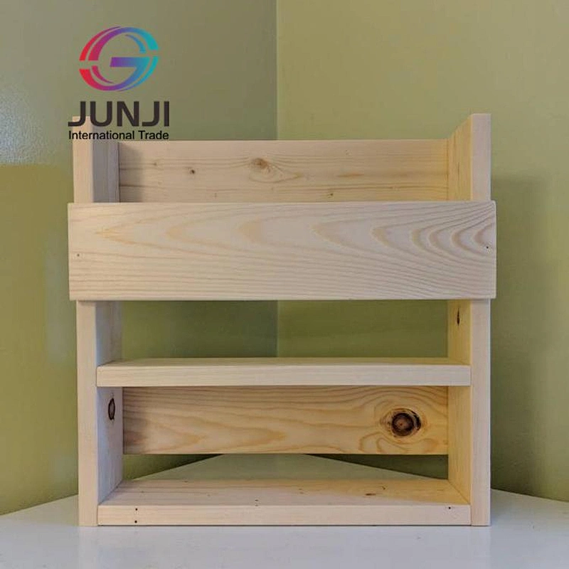 Shelf mount wall bracket wood decorative mail holder and coat key rack wall shelf wall corner floating shelf