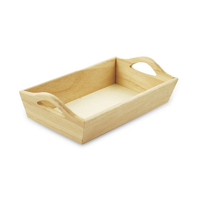 New Paintable Wooden Tray Wood Dinner Plate Tray Bread Wooden Tray With Handle Wooden Tray Unfinished Wooden Trays Serving