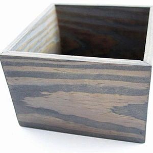 JUNJI Handmade Wooden Box Wedding Centerpiece Planter Home Decor Storage Desk