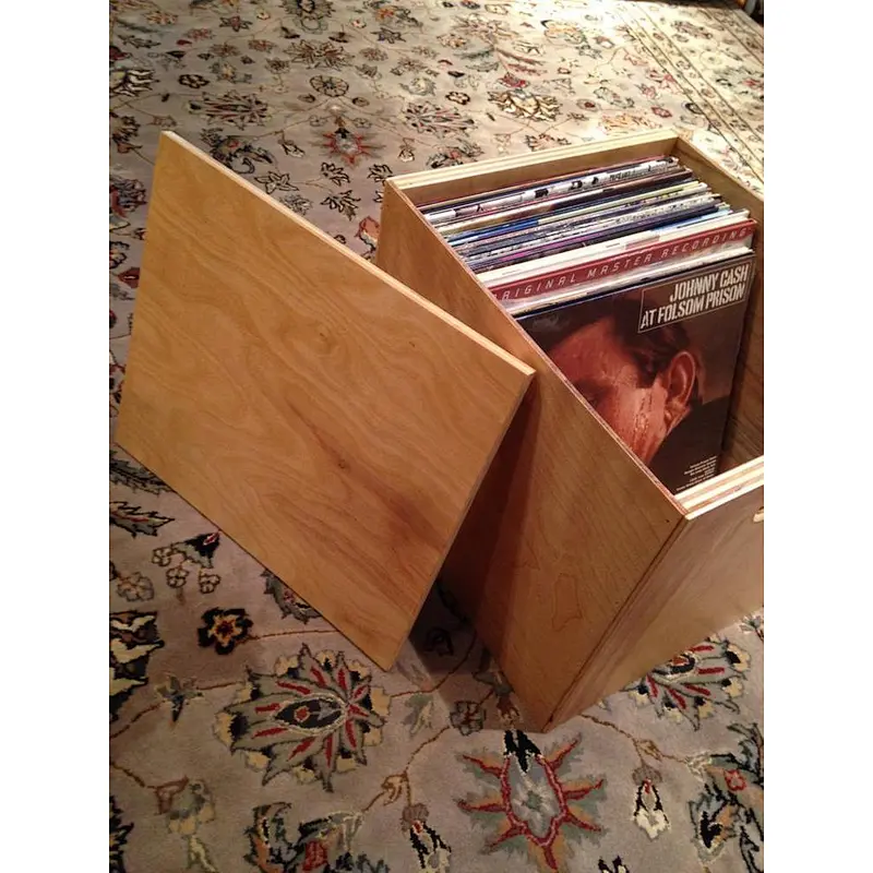 Vinyl Record Storage Cube
