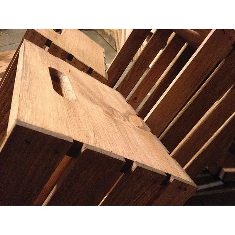 JUNJI Vintage Style Wood Crate  Home Decor can be custom