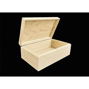 Wood Box with Hinges