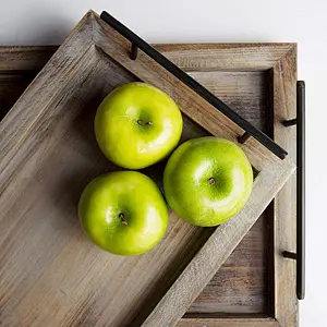 Cheapest Country Rustic Wood Coffee Tray