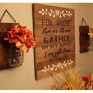 Rustic Blank wood sign unfinished wood sign supplies make your own farmhouse gathered sign