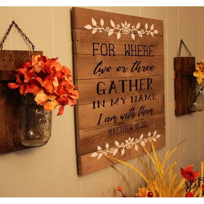 Rustic Blank wood sign unfinished wood sign supplies make your own farmhouse gathered sign