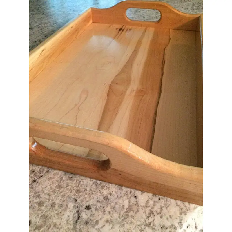 Unfinished Sevring wooden tray Home decor small wooden tray wooden trays for decoration