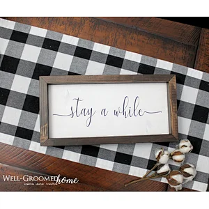 Hot Farmhouse Sign Home Decor Gift Custom Sign Custom Living Room Gallery Wall Signs