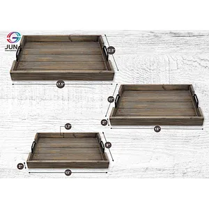 Wooden tray wooden serving tray